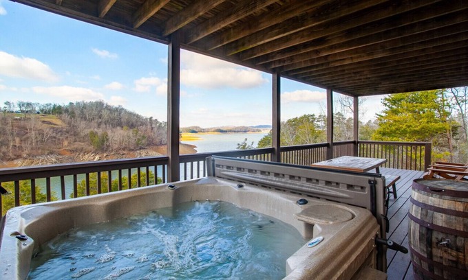 Sevierville House | Lakeside Point - Private Dock, Game Room & Hot Tub