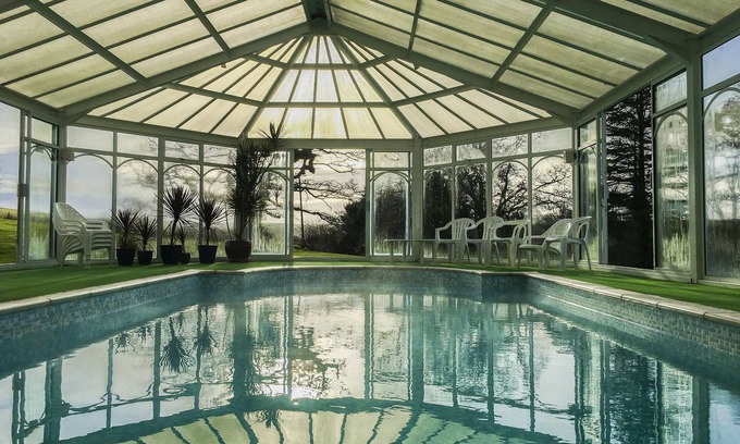 Whitland Other | Large 17th Century farmhouse with inglenook fireplace and heated indoor pool