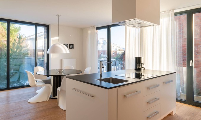 Wittduen Apartment | Large apartment in a modern house of great architecture in Wittduen on the islan