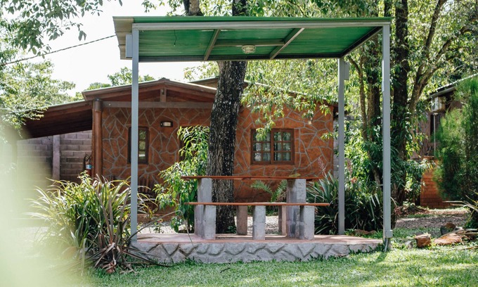 Zona Granja Cabin | Large cabin with BBQ, pool and beautiful park