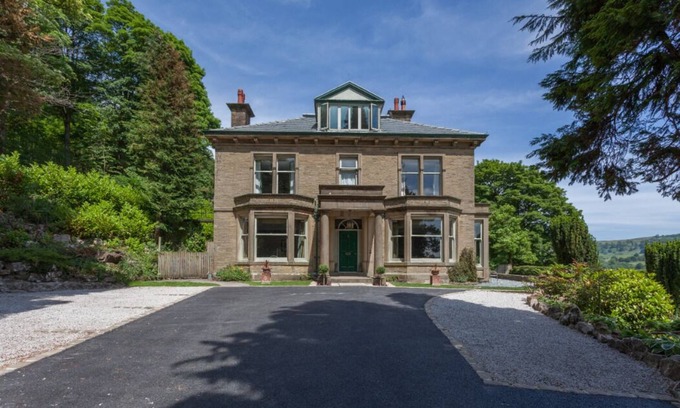 Giggleswick House | Large Edwardian Villa Set In Woodland Gardens With Panoramic Views. Sleeps 24