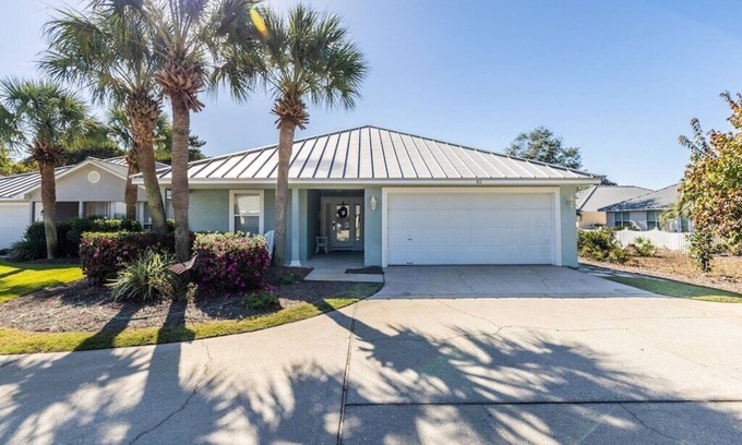 Miramar Beach Cottage | Large Private Beach! Pickleball! Pools! Hot Tub! Grills! Beach Service Included!