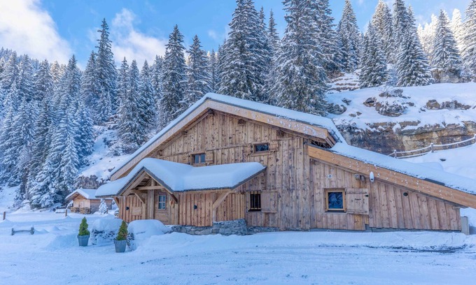 Flaine Ski Chalet | Le Charmélie 1600 - chalet 15 people - hot tub