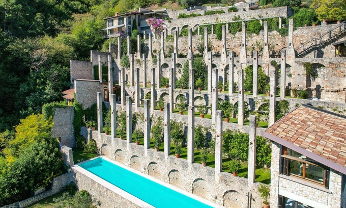 Gargnano Villa | Lemon Garden Retreat - Exclusive Resort in Lemon Grove with pool for 18 people