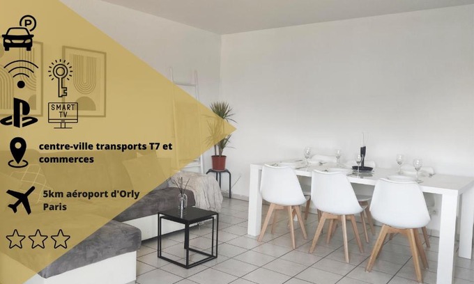 Orly Apartment | Les Balcons d'Orly - classé 3 étoiles