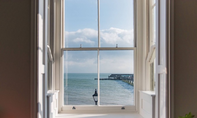 Deal Apartment | Light, bright, and colourful apartment opposite Deal pier