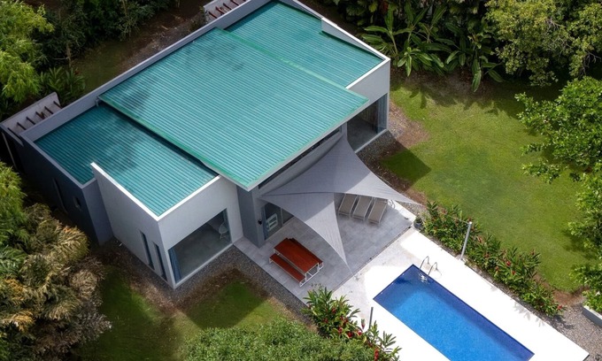 Cahuita House | Lilan Nature, Modern House N°1 with private swimming pool, Tennis and Pickleball