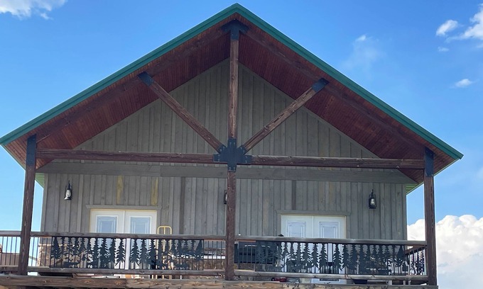 Deadwood House | Lodge style home with views of Centennial Valley close to Deadwood.