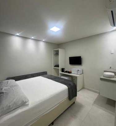 Muquicaba Apartment | Loft 305A com Ar Condicionado no Bairro Muquiçaba, bem localizado para negócios e fácil acesso para todas as praias e montanhas da cidade - sem vaga de garagem