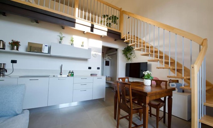 Bra Apartment | Loft Trevisan Elegant Apartment in Bra with Private Garage