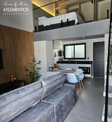 Ipiranga House | Lofts 4 Elementos - Ar - Martim de Sá - Caraguatatuba