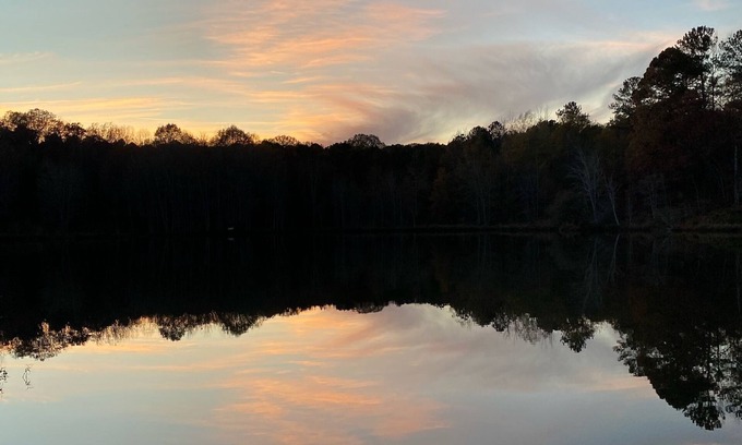 Lake Oconee Cabin | Log Cabin on 5 acre pond - fishing and wildlife paradise!