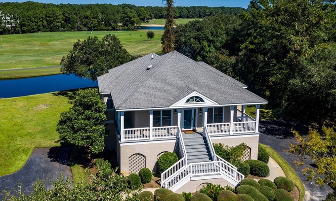 Debordieu Colony Villa | Looking for a cozy villa located next to the golf course? Good Trouble is your answer!