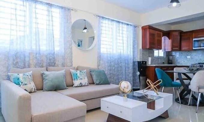 San Cristobal Apartment | Lovely 2 Bd-2Bath Apt w. A|C Garage & Rooftop