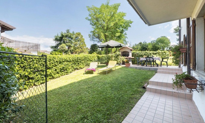 Rive D'Arcano House | Lovely apartment in villa for 6 guests with TV and patio