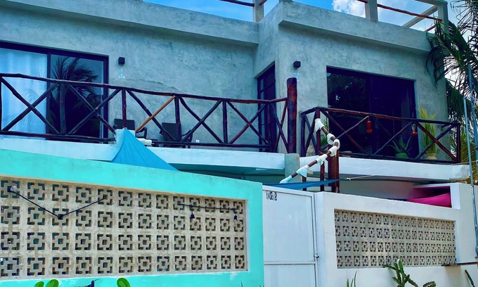 Chuburna Puerto Apartment | Lovely New Loft in Friendly 4-plex, STARLINK, 1 block to beautiful beach & store