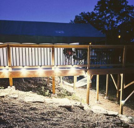 Squires Other | Lovely Safari Tent with Treetop Views for Family Glamping in Missouri