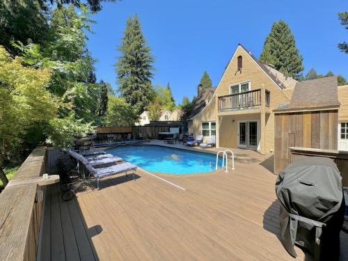Guerneville House | Lovely Tudor Home With Pool & Spa Near Russian River