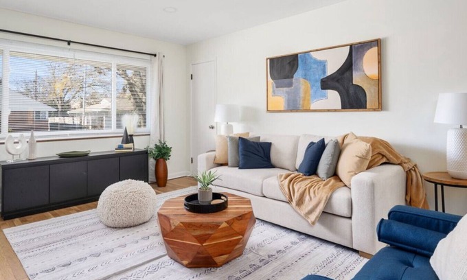 Sharon Heights Apartment | Lunar Landing Step - 2BD, 1 BA, 1 Car Garage