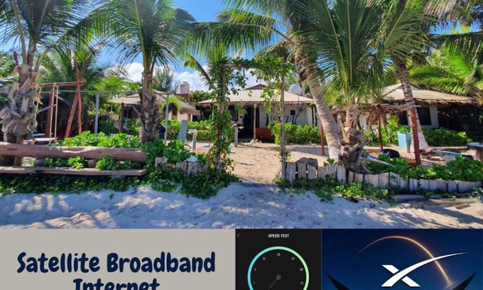 Mahahual Cabin | Lunazul Eco-Cabaña Frente al Mar