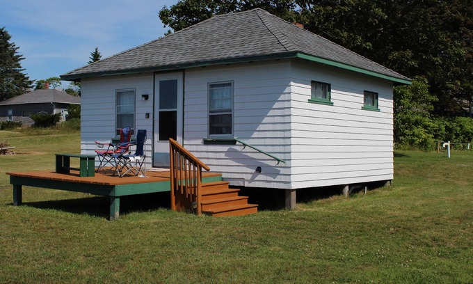 Jonesport Cottage | Lupine Seaside Cottage above Shoreline with Gorgeous Views