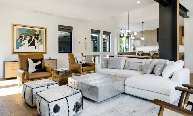 Olympic Valley Cabin | Lux New Construction Ski Home with 4 Suites, Media Room, In Olympic Valley w/Mountain Shuttle!