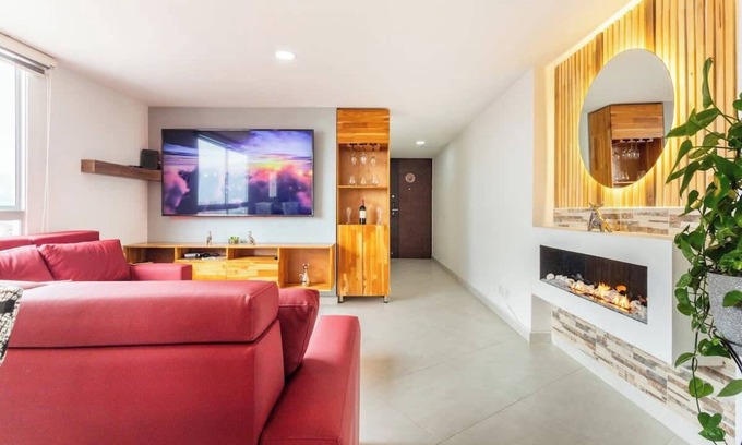 Sabaneta Apartment | Luxe Apartment: By Medellín, Park, Dining, Nightlife, Fast WiFi & Self Check-in