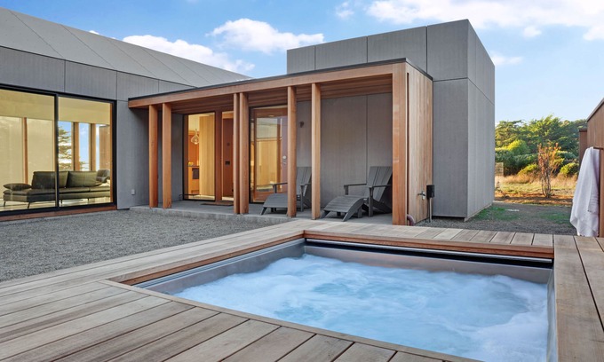 Sea Ranch House | Luxe architectural gem with ocean & golf views, pool & tennis, private hot tub