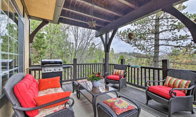 Lake Arrowhead House | Luxe Lake Arrowhead Home with Deck, 3 Mi to Village!