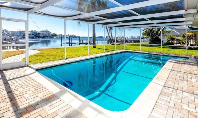 Ozona House | Luxe Private Waterfront Getaway with Pool in Ozona