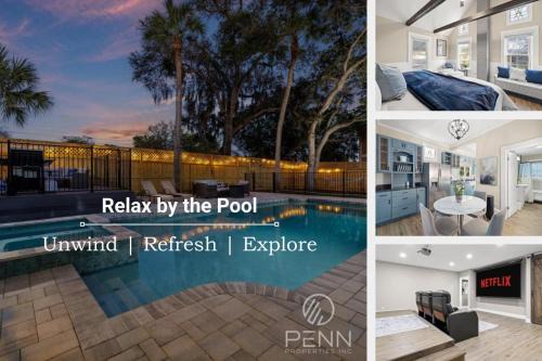 Palm Harbor House | Luxurious Escape Sleeps 9 with Private Pool & Spa