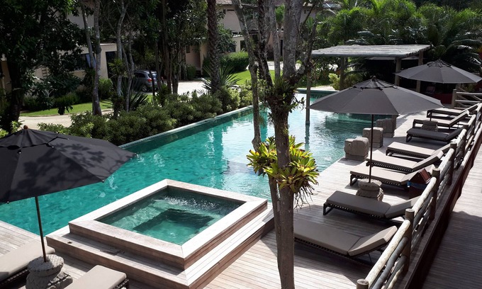 Maresias Condo | Luxurious home in high standard condominium 100m from Maresias beach private pool.