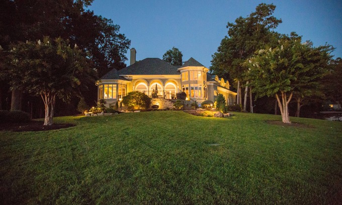 Fort Mill House | Luxurious one-of-a-kind lakefront estate with breathtaking views and sunsets.