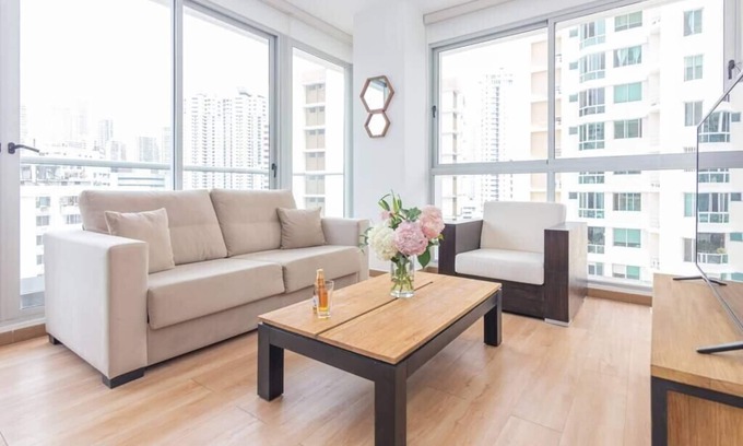 Marbella Condo | Luxury 2 BR apt free parking and balcony