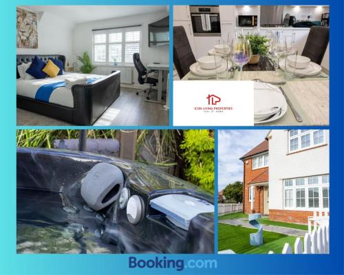 Basildon House | Luxury 5BR House with Jacuzzi plus Gym - 1 BR Garden Self-Contained Suite in Garden -booked separately-