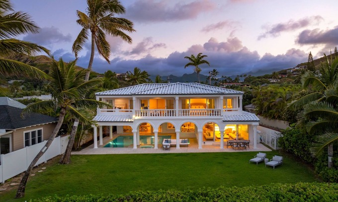 Lanikai House | Luxury 5BR Villa w/Heated Pool, Beach Access & Stunning Views