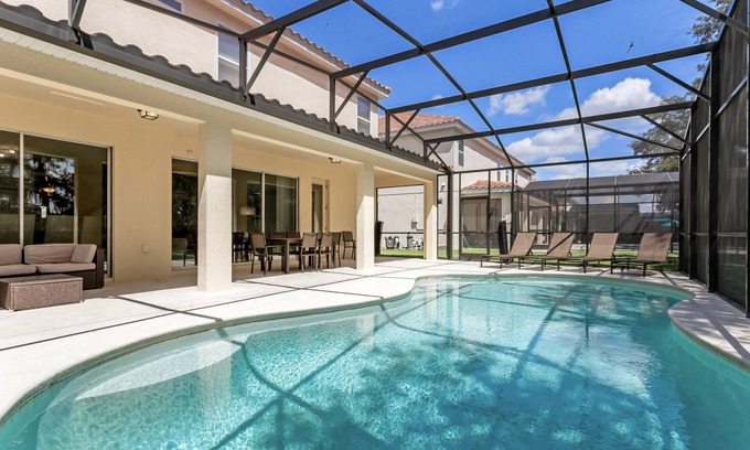 Sunridge Woods Villa | Luxury 9-Bedrooms with Water Slides, Pool, Game RM, Theater