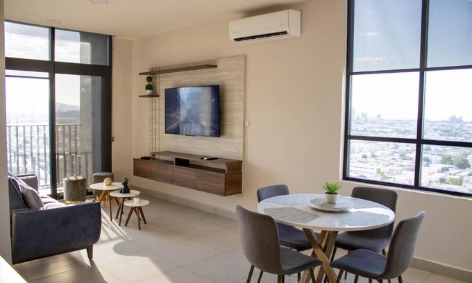 Monterrey Apartment | Luxury aprt in walking Fundidora, free parking