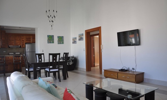 La Esplanada Condo | LUXURY FAMILY-FRIENDLY TOP FLOOR PENTHOUSE WITH LARGE POOL IN SOSUA CENTER