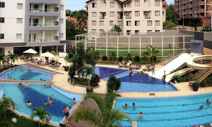 Pousada do Rio Quente Apartment | Luxury Flat with 5 star style water complex near HOT PARK