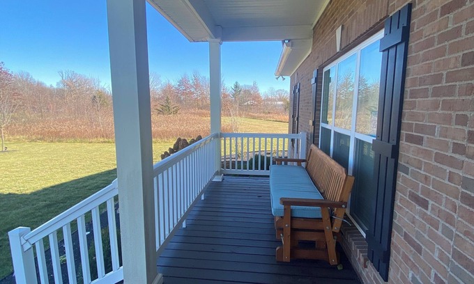 Marysville House | Luxury in the Country! Sleeps 8 with patio, nature preserve, & water views!