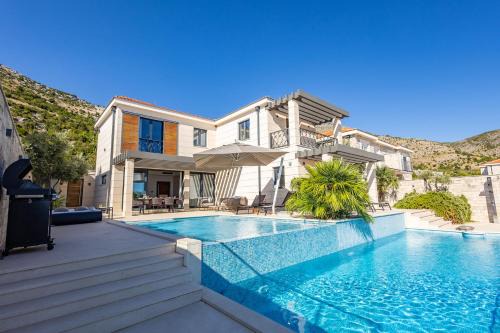 Ravno Villa | Luxury Villa Anna with private pool & Jet pool near Dubrovnik