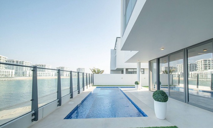 Al Hamriya Villa | Luxury Villa direct beach access with private pool