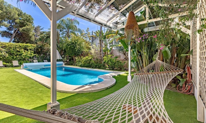 Artola Villa | Luxury villa, jacuzzi, pool. 4 min walk to beach