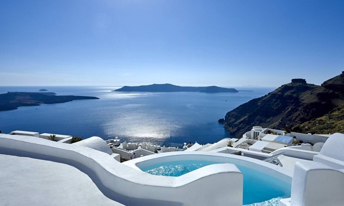 Firostefani Villa | Luxury Villa Nautilus - 3 Bedrooms - Santorini Caldera