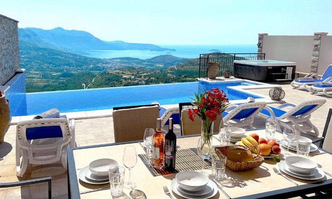 Zavala Villa | Luxury Villa Stone with Private Pool and Jacuzzi near Dubrovnik