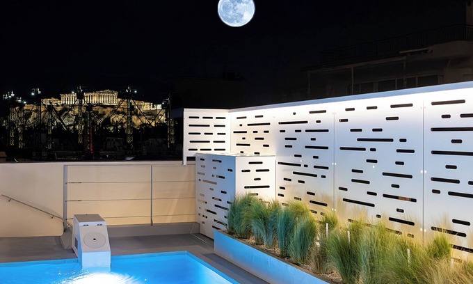 Kerameikos Apartment | Ma Maison N°5 Penthouse,Private Heated Pool,Acropolis view Downtown Loft,300Mbps