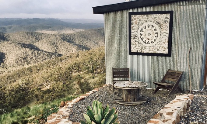 Curraweela RV Rental | Mabi - Glamping in a Dome, with spectacular views and beautiful bush walks.