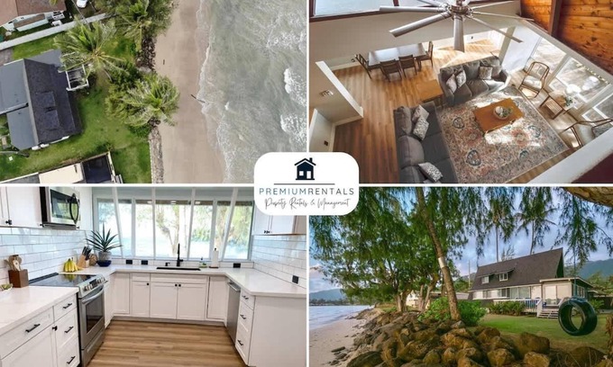 Punaluu House | Magic North Shore Beach House 30 day rental PCC BYU