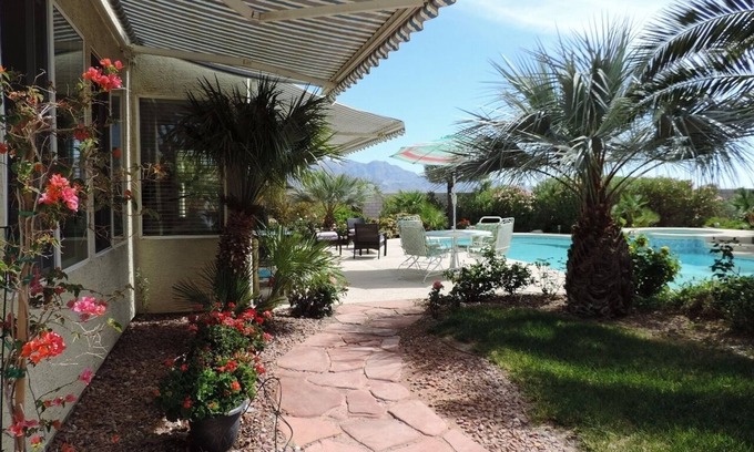 Spring Mountain Ranch House | Magical Getaway: Garden Oasis & Pool, Mtn.Views, Hiking, close to Shops & Strip